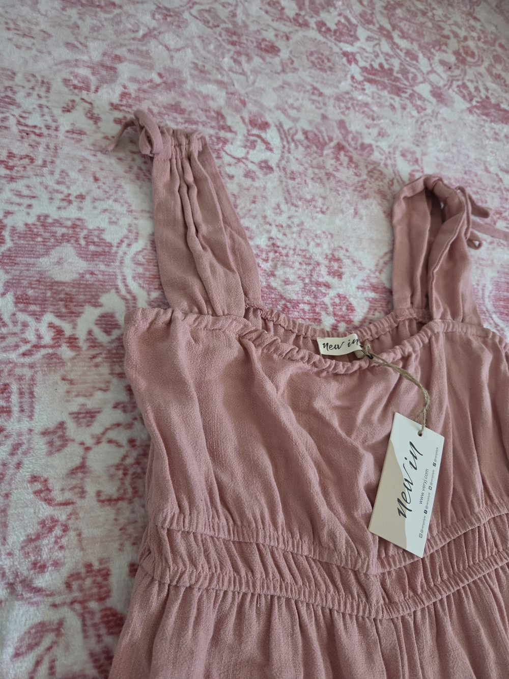 NWT Pink Ruffle Romper - Woman's - Picture 3 of 6
